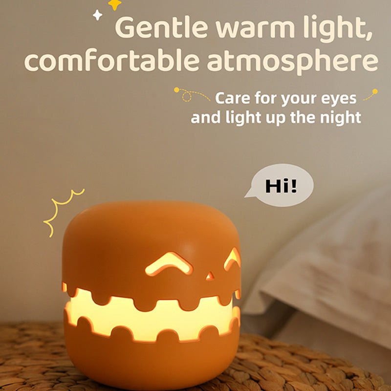 Halloween Pumpkin Lamp, Bedside Ambience Light, Kids Bedroom Decoration