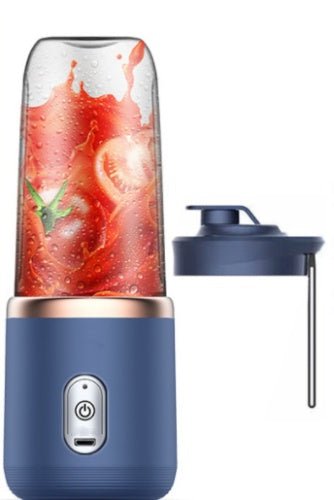 6-Blade Portable USB Rechargeable Blender, Mini Juicer & Smoothie Maker