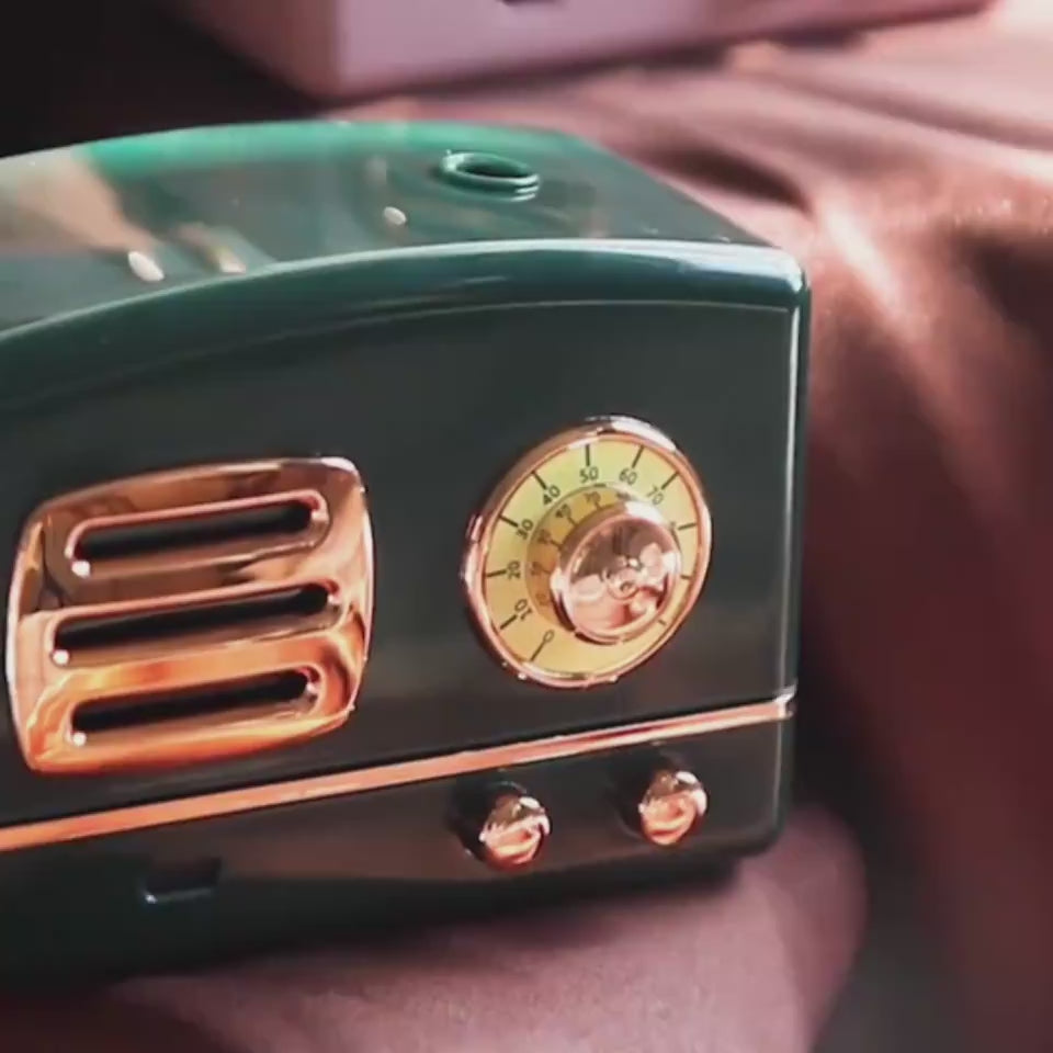 [Retro Mini Humidifier] Portable USB Humidifier in a Vintage Radio Design-09