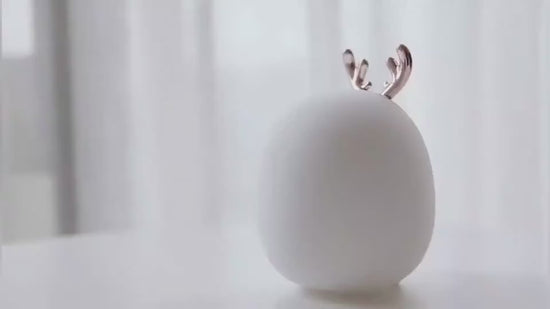 Cartoon Rabbit & Deer Silicone Night Light | Soft-Touch USB Rechargeable Lamp-07