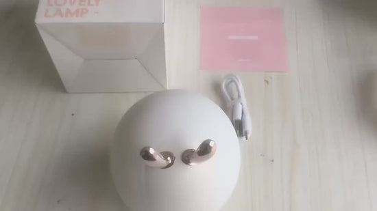 Cartoon Rabbit & Deer Silicone Night Light | Soft-Touch USB Rechargeable Lamp-09